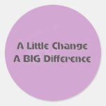 A Little Change Stickers