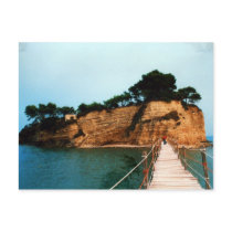 A little cute Island from Zakynthos Island Greece Post Card