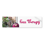 A Little Fuzz Therapy Bumper Stickers