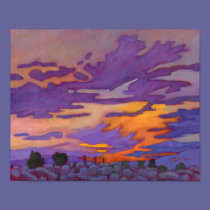 A Little Gem - "Sunset & Sagebrush" posters