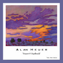 A Little Gem - "Sunset & Sagebrush" posters