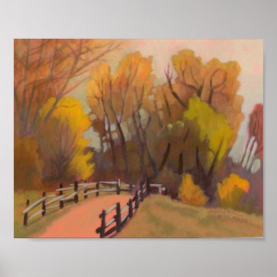 A Little Gem - Taos Autumn Morning" Poster by AlanHeuer