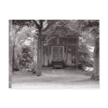 A little house in the woods postcard