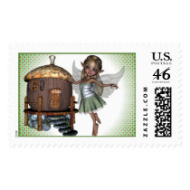 A  Little House of Magic postage