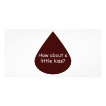 A Little Kiss photo cards by FunnyStuffStore A Little Kiss photo cards