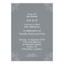 A Little Lacey (taupe) 5x7 invitations