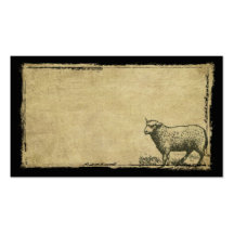 A Little Lone Sheep- Prim Biz Cards Business Card Templates