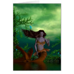 A little Mermaid Greeting Card