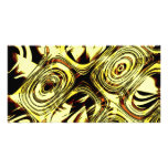 A Little Retro - Yellow and Black Picture Card
