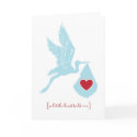 A little Stork Told Me... cards by AdoptTees A little Stork Told Me... cards