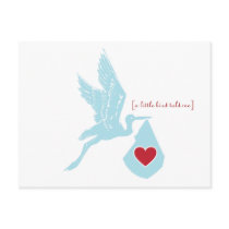 A Little Stork Told Me...Postcard