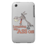 a LMAO laughing my ass off funny donkey cartoon Iphone 3 Cover