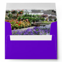 A Local Greenhouse Shows Their Wares Envelopes