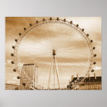 A London Eye Poster