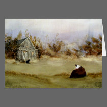 A Long Wait Greeting Card cards