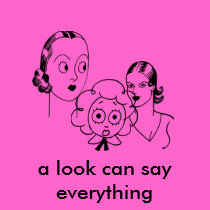 a look can say everything t-shirts