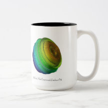 A Loud And Compressed Linoleum Orb Mugs