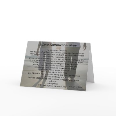A Love Equivalent to None - greeting card by exploreuct