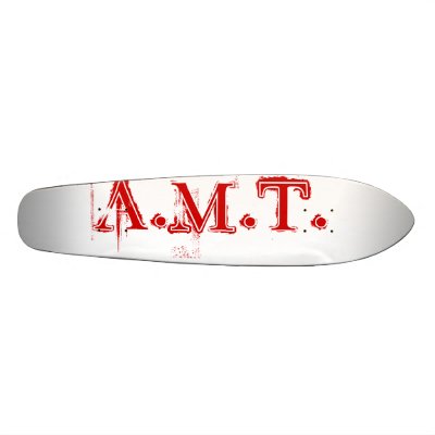A.M.T. CLASSIC SKATBOARD SKATEBOARD by JRMACK
