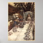 A Mad Tea Party by Arthur Rackham Print