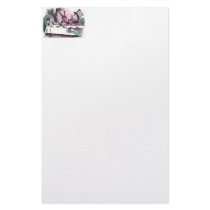 A Mad Tea Party Full Color Stationery Design