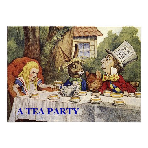 A Mad Tea Party INVITE