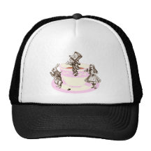 A Mad Tea Party Mesh Hat