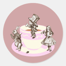 A Mad Tea Party Stickers