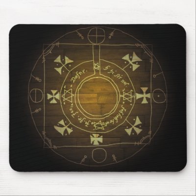 A Magic Circle for your desk Mouse Pad by islesmay