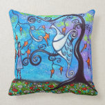 A Magical Discovery Peacock Throw Pillow