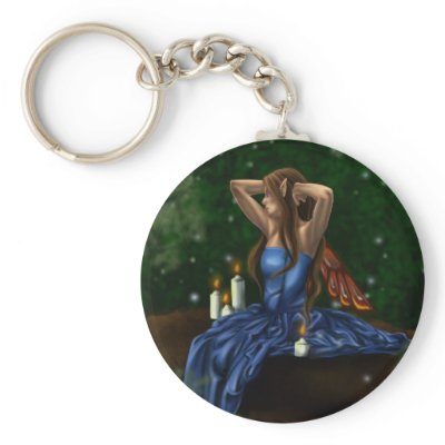A magical night key chain by hollys_art