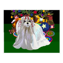 A Maltese for Christmas Post Cards