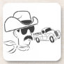 A Man and His Truck Drink Coaster