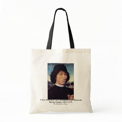 A Man Holding A Coin Of Emperor Nero Bags by Artcollection