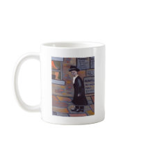 A MAN IN A TRILBY HAT mugs