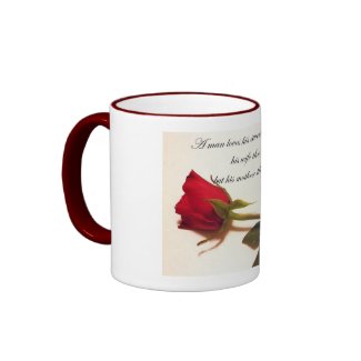 A Man Loves... mug