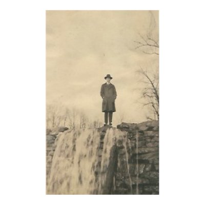 A man on a cliff Poster by amazingvintage