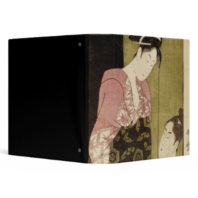 A Man Painting a Woman Binder by bridgemanart