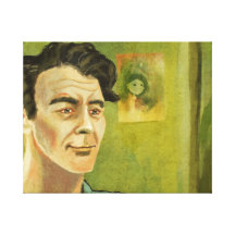 A man Portrait Stretched Canvas Print