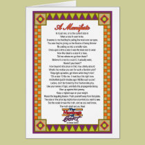 A Manifesto  cards