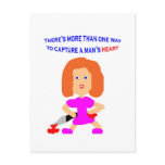A Man's heart Postcards