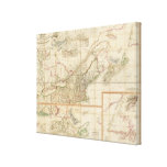 A Map of Cabotia Stretched Canvas Prints
