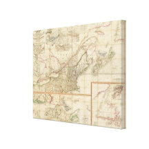 A Map of Cabotia Stretched Canvas Prints