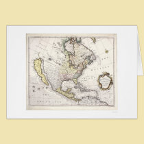 A Map of North America cards