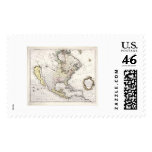 A Map of North America Postage Stamp