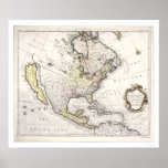 A Map of North America Posters