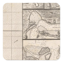 A Map of the British Empire in America Sheet 16 Sticker