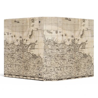 A Map of the British Empire in America Sheet 19 3 Ring Binders by davidrumsey
