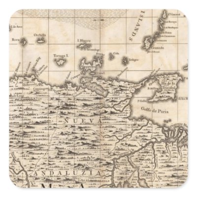 A Map of the British Empire in America Sheet 19 Sticker by davidrumsey