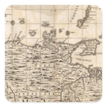 A Map of the British Empire in America Sheet 19 Sticker